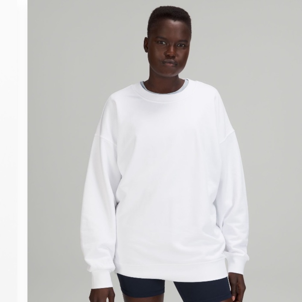 Lululemon Perfectly Oversized Crew White